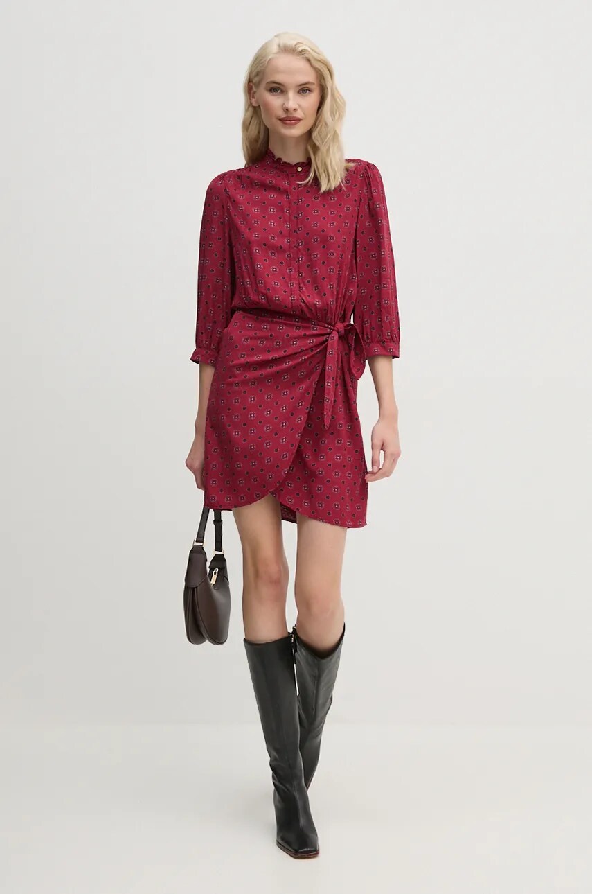 Сукня Pepe Jeans PICCI колір червоний mini розкльошена PL953611