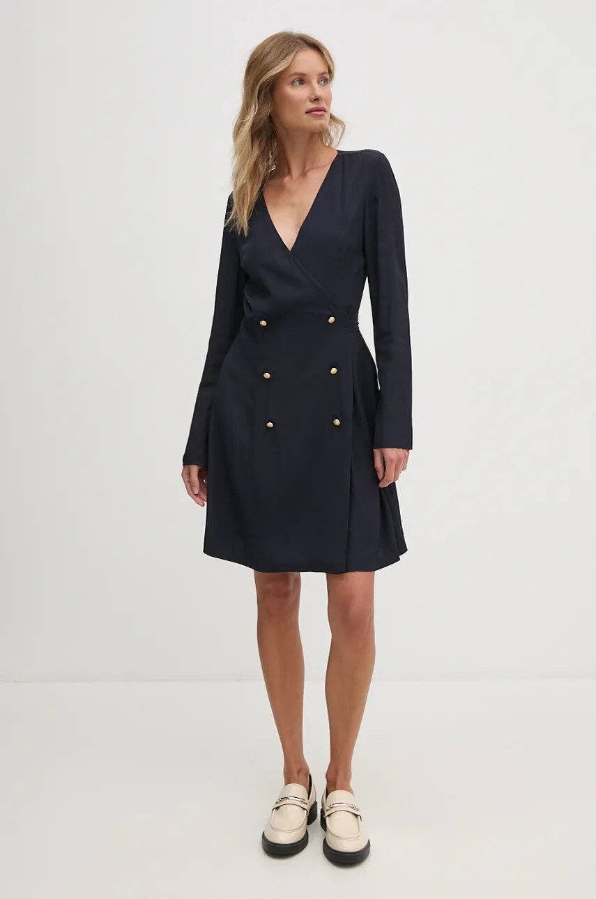 Сукня Tommy Hilfiger колір синій mini пряма WW0WW43034