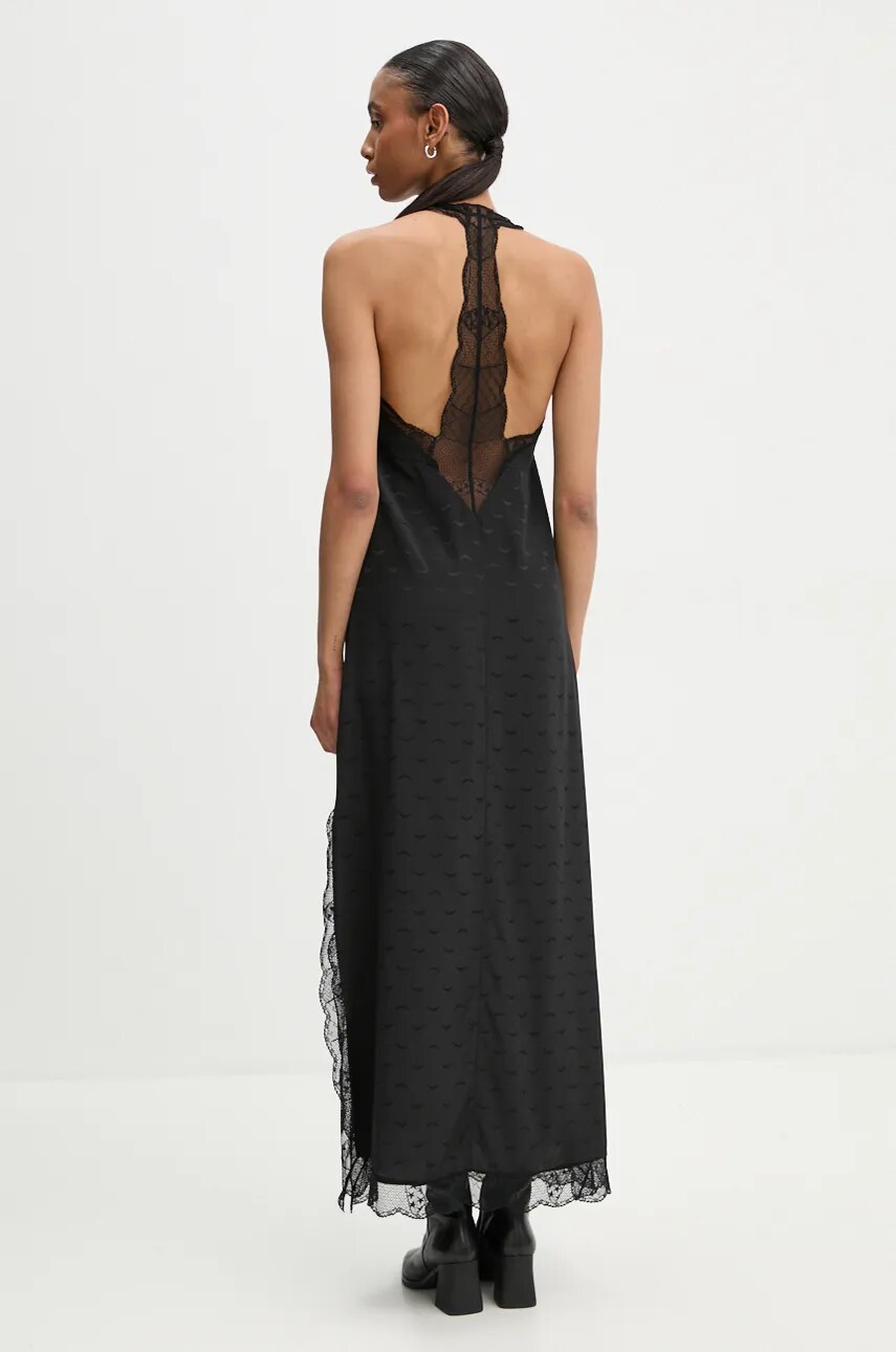 Шовкова сукня ZADIG&VOLTAIRE колір чорний maxi пряма WWDR01334