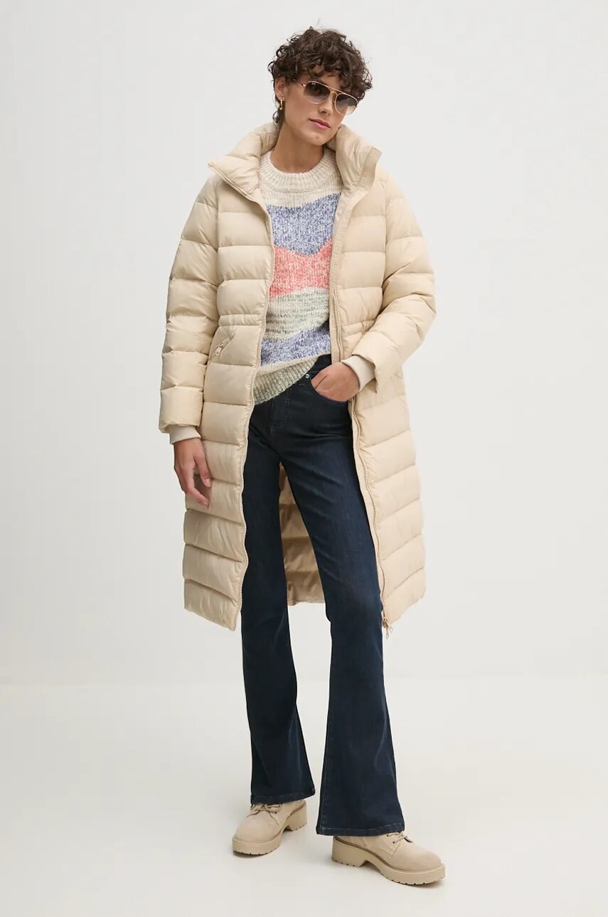 Светр з домішкою вовни Pepe Jeans HARRIET жіночий колір бежевий  PL702232