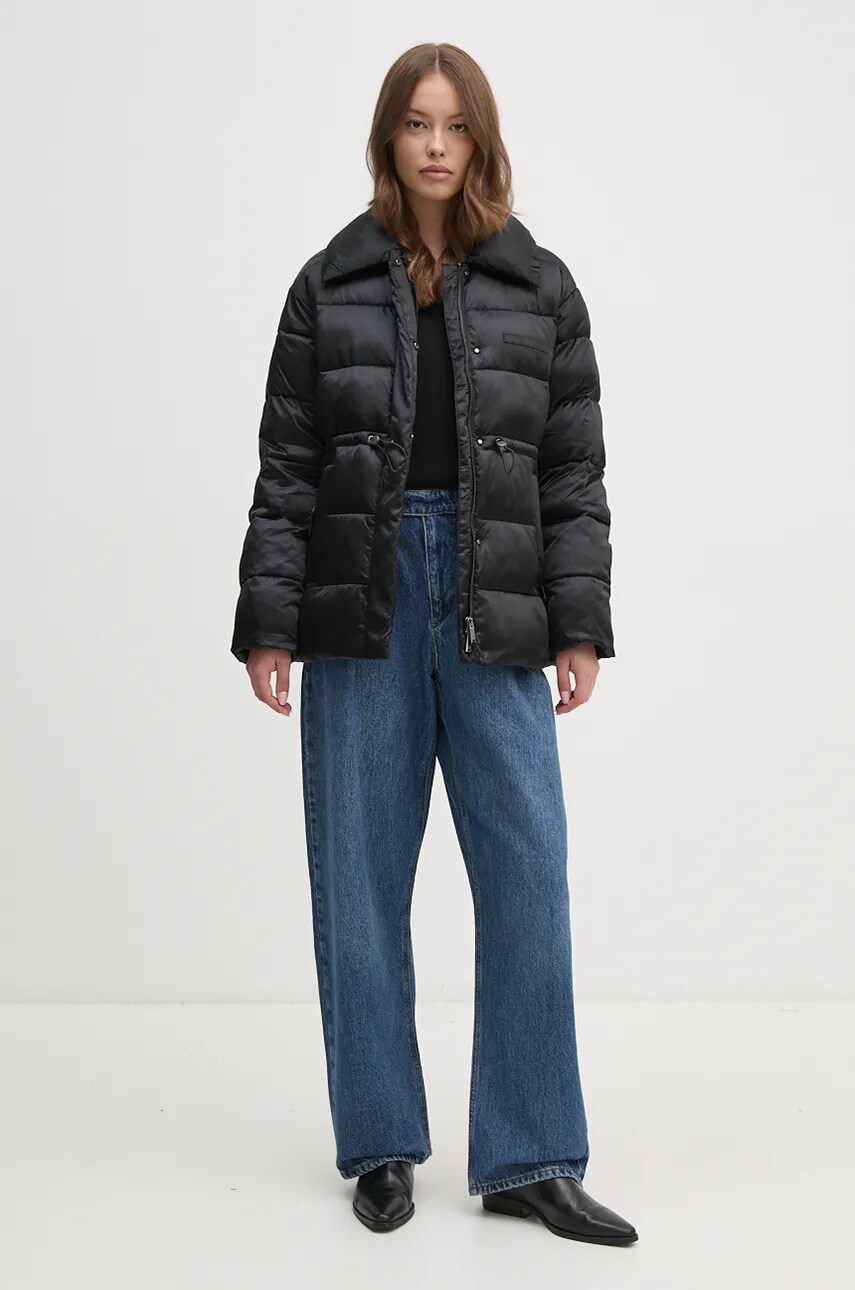 Вовняний светр Tommy Hilfiger жіночий колір чорний легкий WW0WW43505