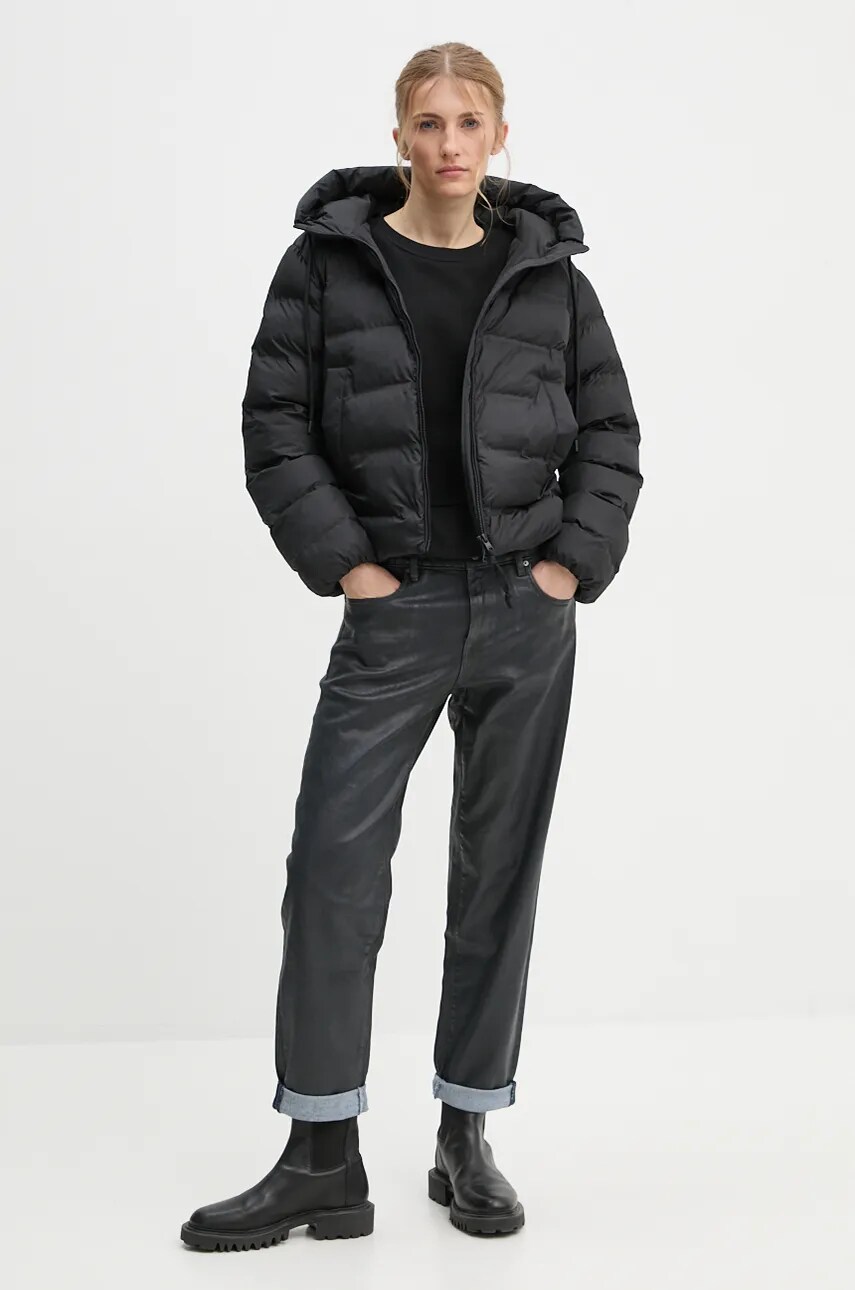 Бавовняна кофта G-Star Raw жіноча колір чорний з принтом D25044-D427
