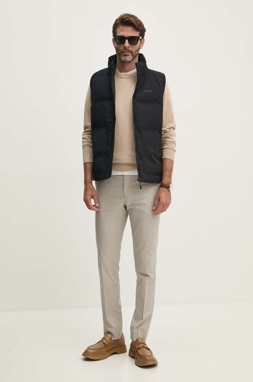 Светр з домішкою вовни Pepe Jeans NEW ANDRE CREW NECK чоловічий колір бежевий легкий PM702469
