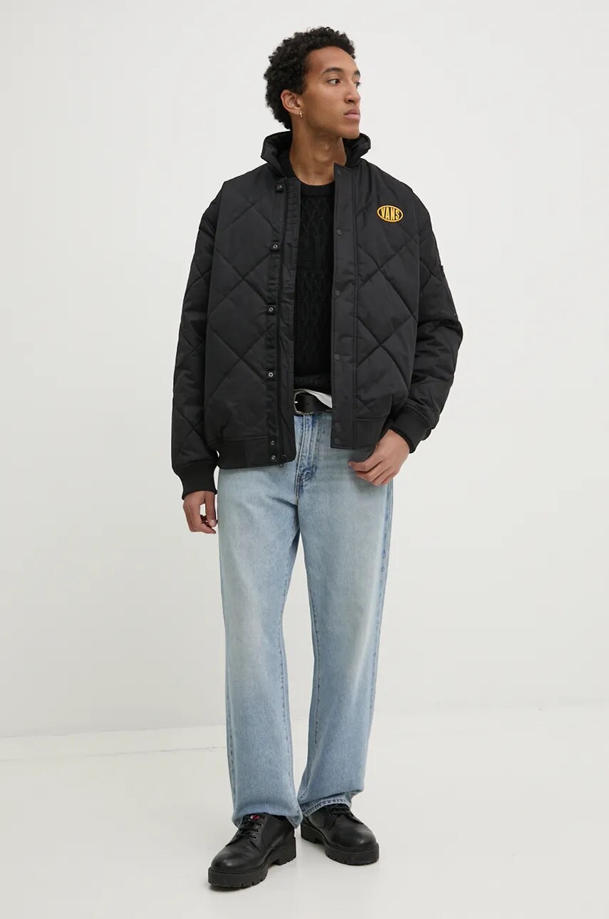 Светр Dickies SCRIPT CABLE чоловічий колір чорний  DK0A8647