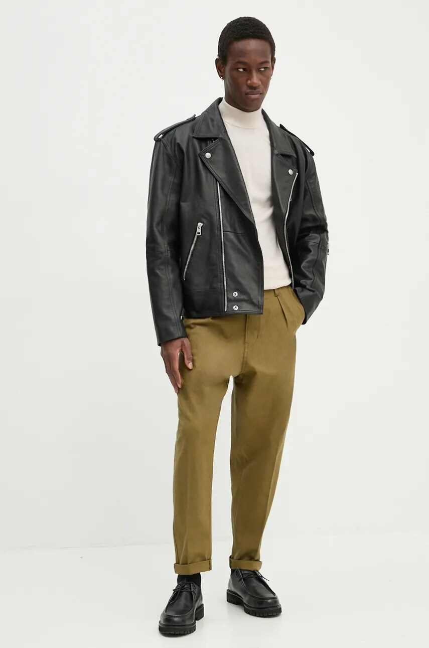 Вовняний светр G-Star Raw чоловічий колір бежевий легкий гольф D25175-D847