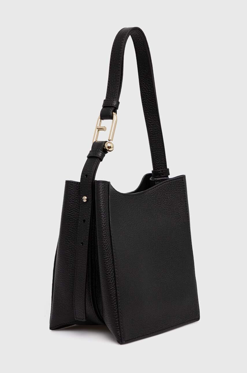 Шкіряна сумочка Furla колір чорний WB01373 HSF000 O6000