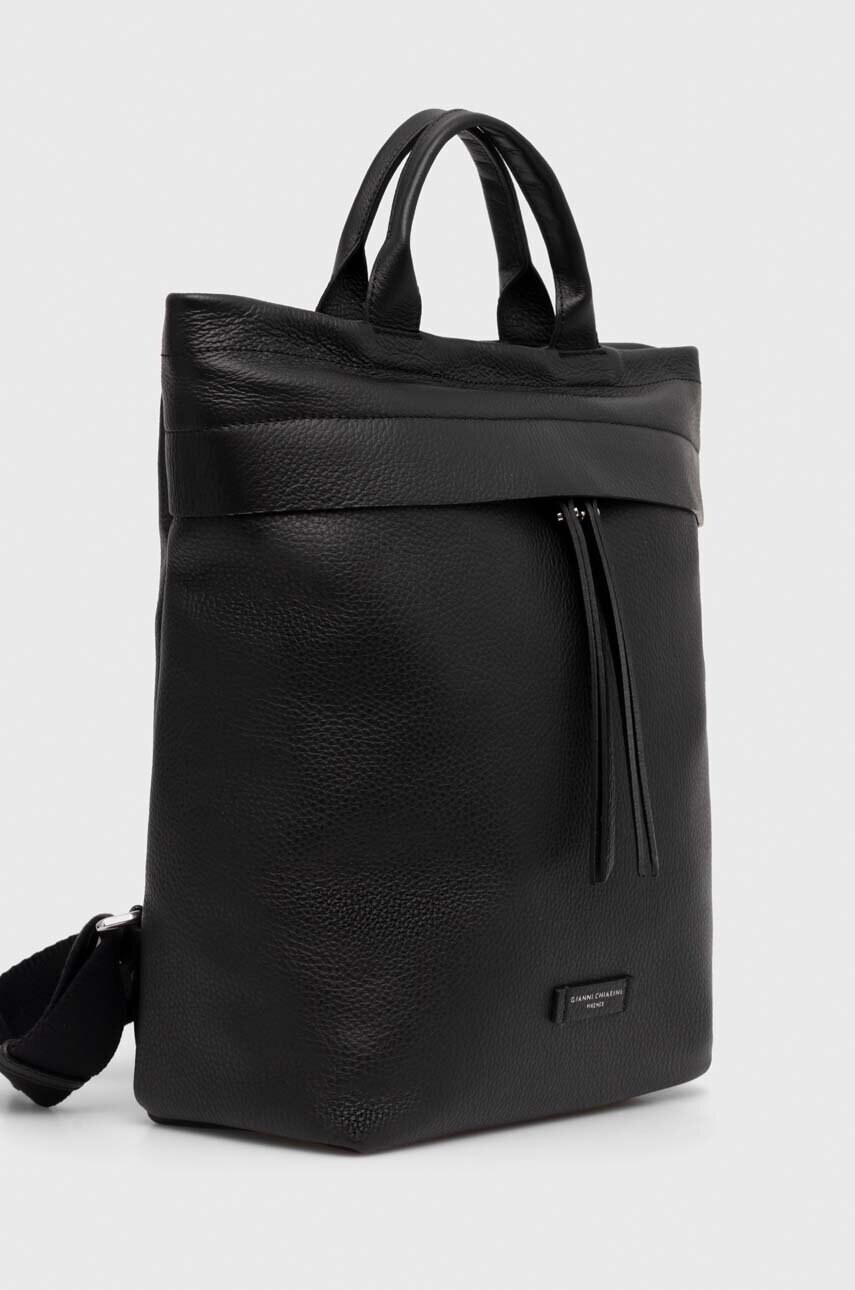 Шкіряний рюкзак Gianni Chiarini ANDREA жіночий колір чорний малий однотонний ZN 10986 GRN-NA