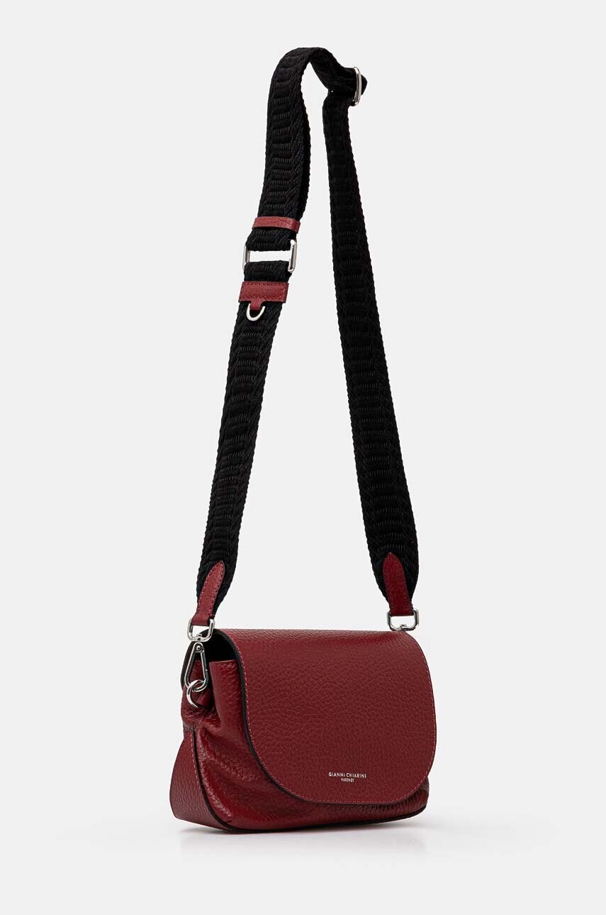 Шкіряна сумочка Gianni Chiarini MINERVA колір бордовий BS 10724 TKL-NA