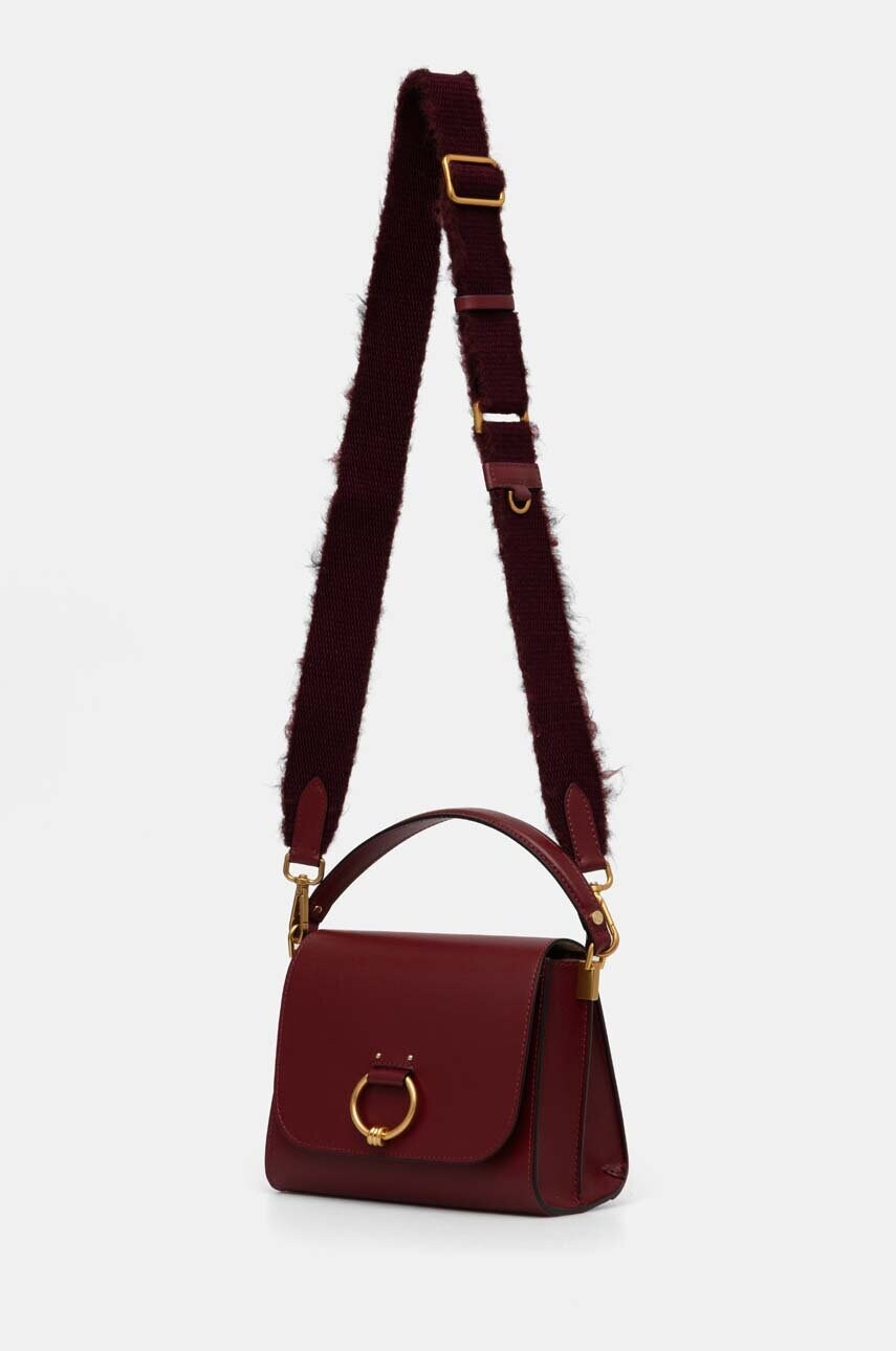 Шкіряна сумочка Gianni Chiarini KAIA колір бордовий BS 10961 PRCK-NA