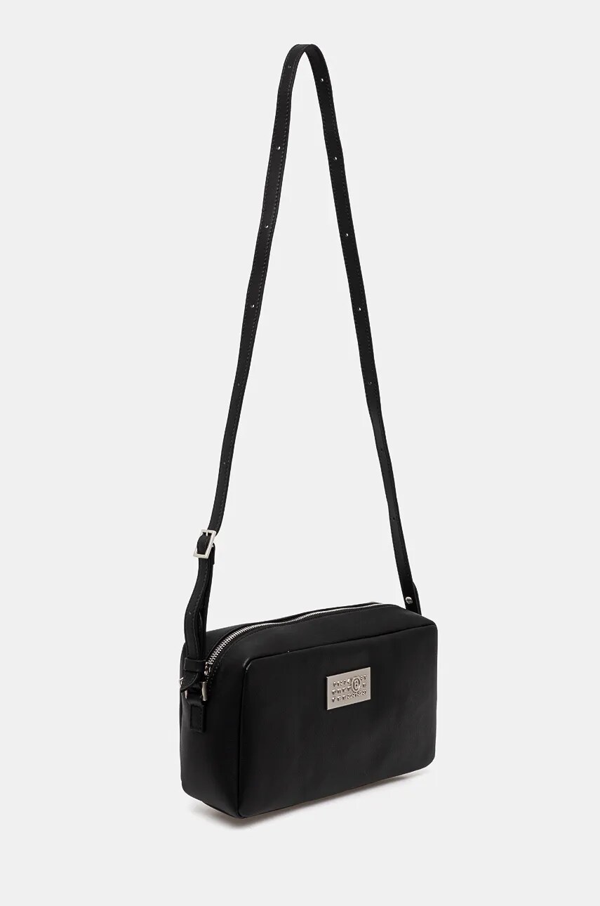 Шкіряна сумка MM6 Maison Margiela колір чорний SB6WG0014.P7182