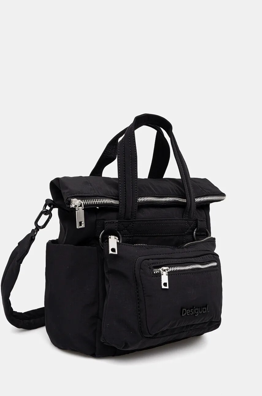 Рюкзак Desigual BASIC MODULAR VOYAGE колір чорний малий однотонний 24WAXY35