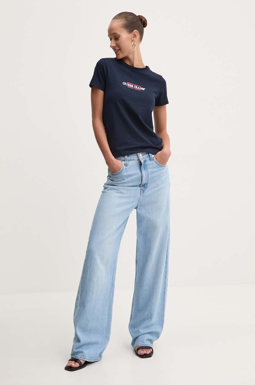 Футболка Guess Jeans жіноча колір синій W4YI03 J1314