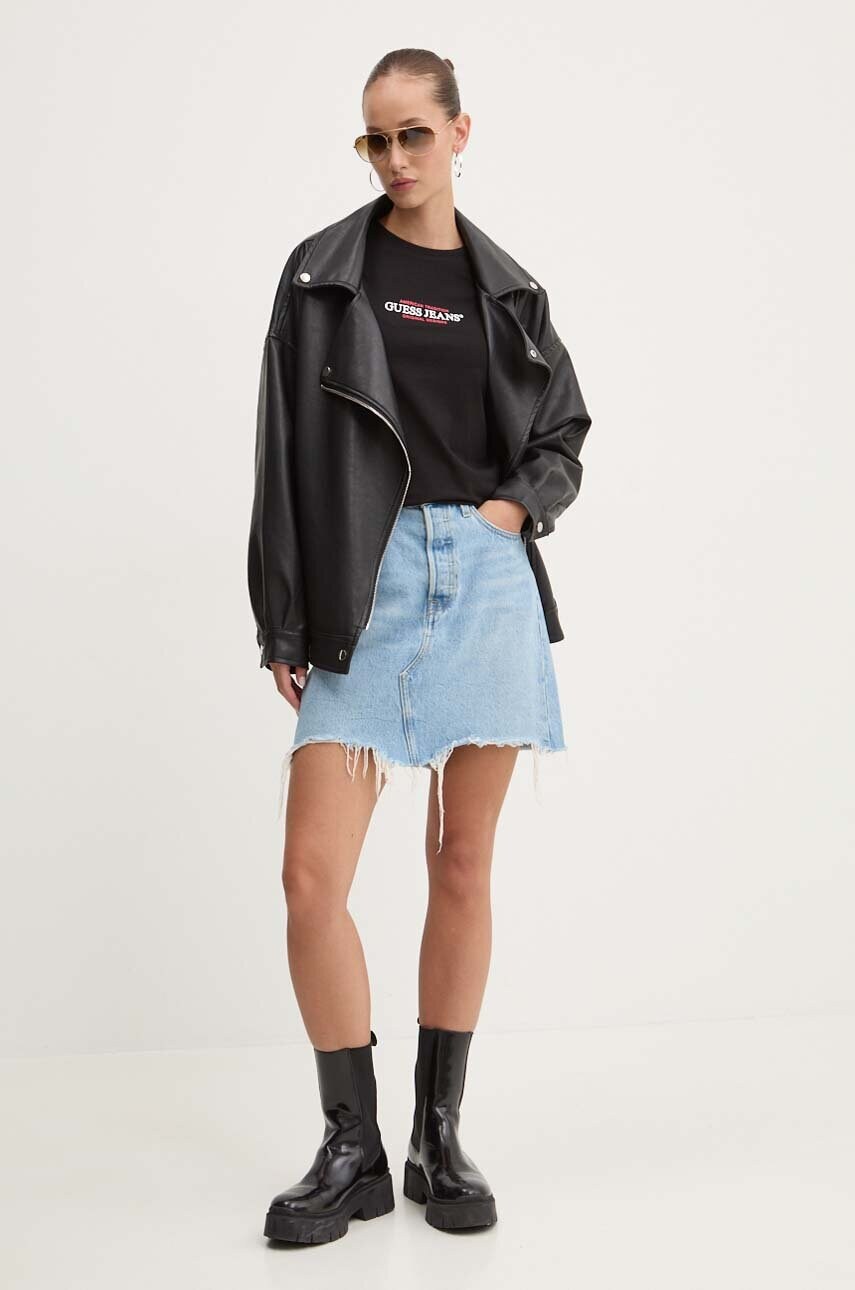 Футболка Guess Jeans жіноча колір чорний W4YI03 J1314