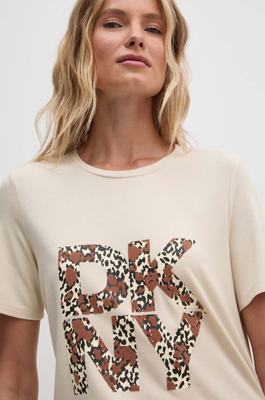 Футболка Dkny жіноча колір бежевий D2G4A174