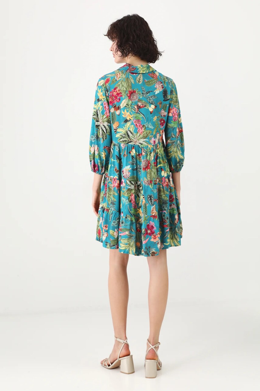Сукня Medicine колір зелений mini oversize