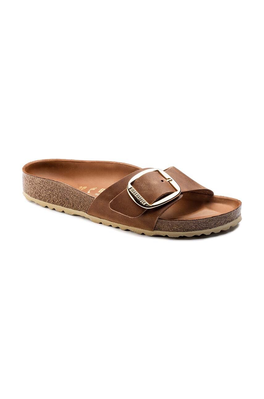 Birkenstock - Шльопанці Madrid Big Buckle 1006525-Cognac