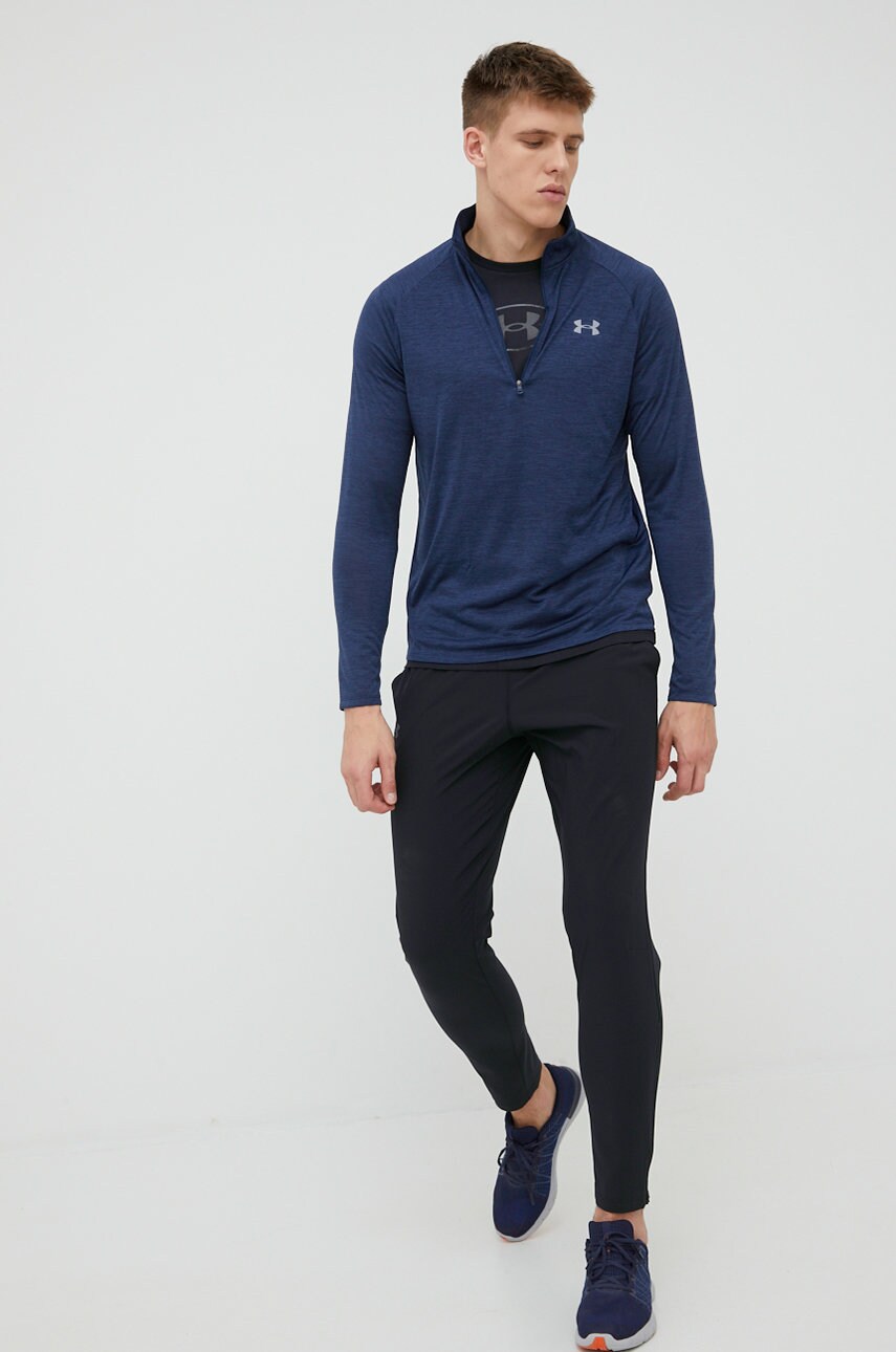 Тренувальна кофта Under Armour Tech 2.0 колір синій меланж