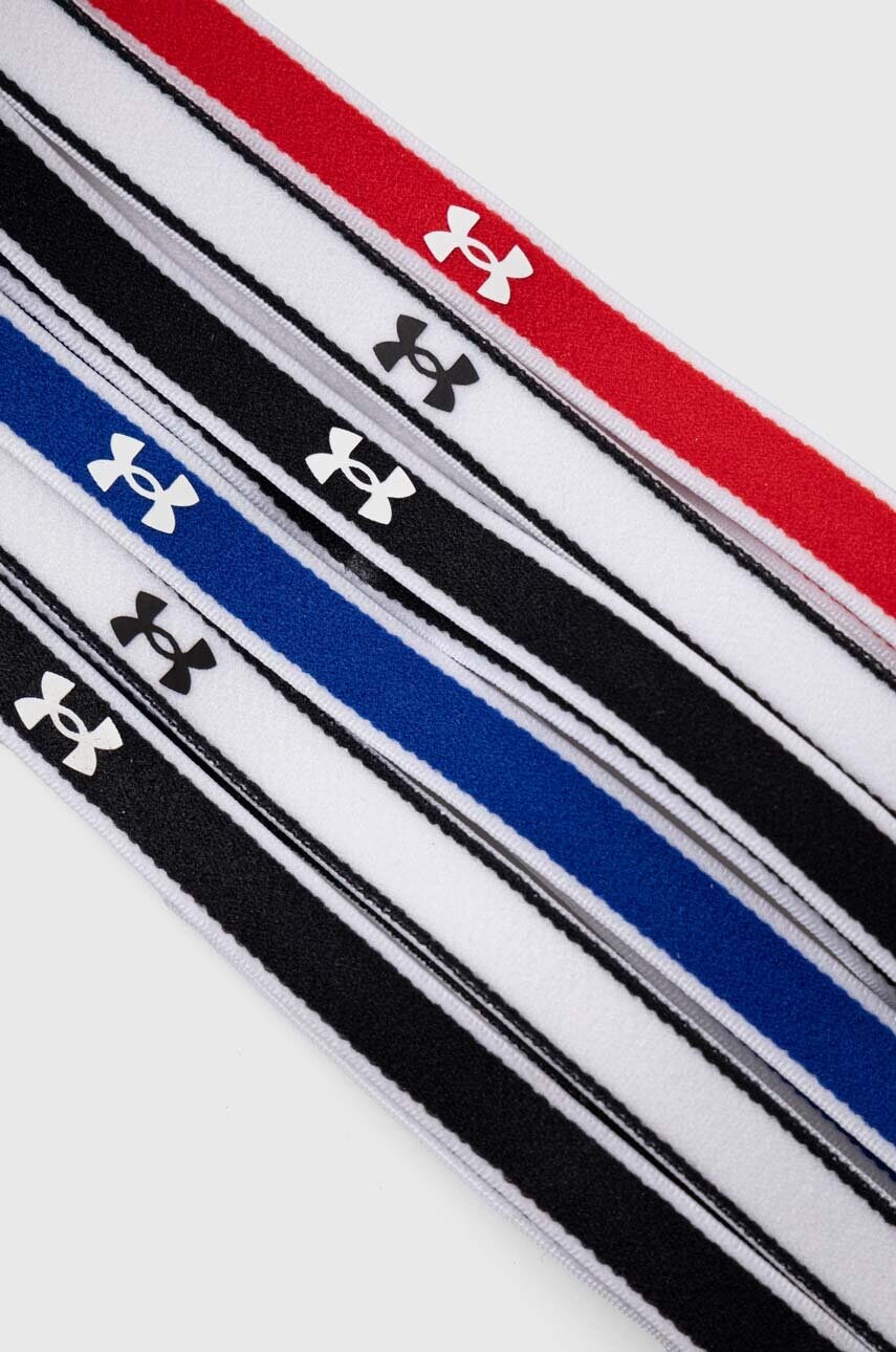 Пов'язки на голову Under Armour 6-pack колір червоний
