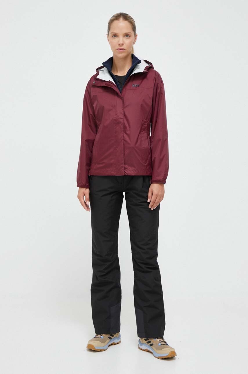 Куртка outdoor Helly Hansen LOKE колір бордовий 62282