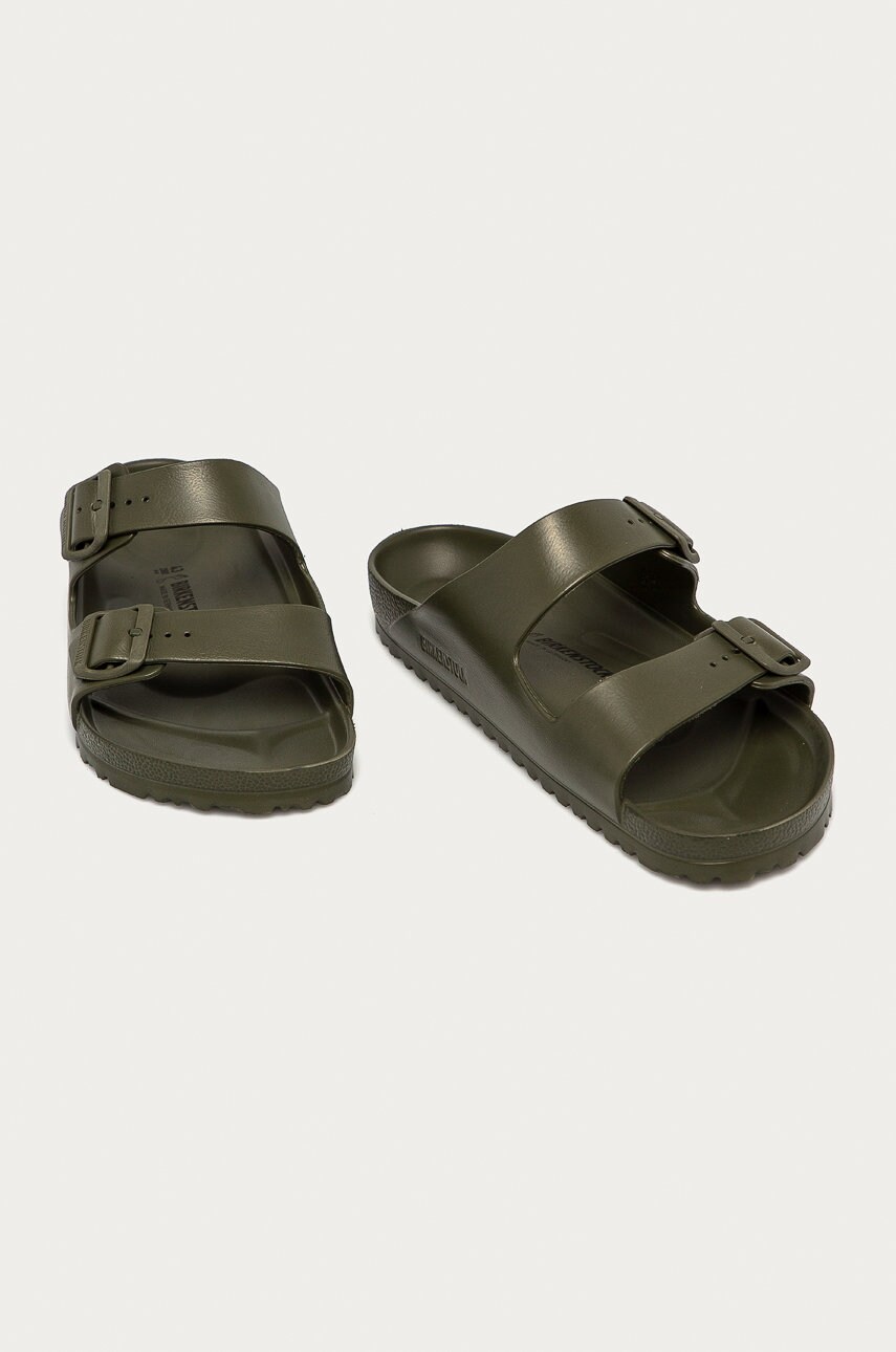 Шльопанці Birkenstock Arizona Eva чоловічі колір зелений 1019094