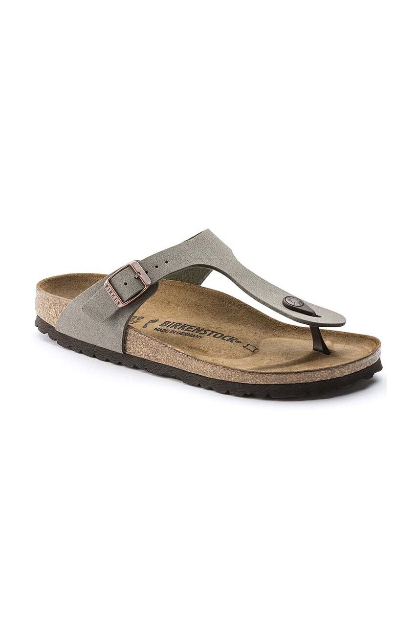 В'єтнамки Birkenstock Gizeh колір сірий 43391