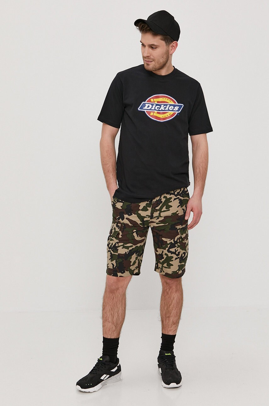 Футболка Dickies колір чорний з принтом DK0A4XC9BLK-BLACK