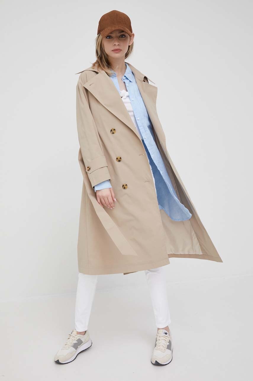 Блузка Pepe Jeans Beth жіноча колір білий однотонна