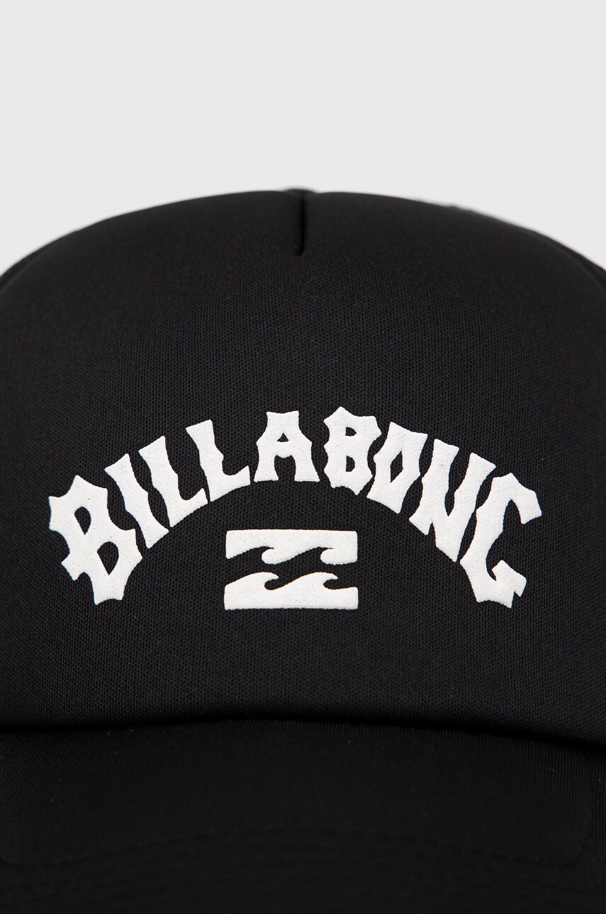 Кепка Billabong колір чорний з аплікацією