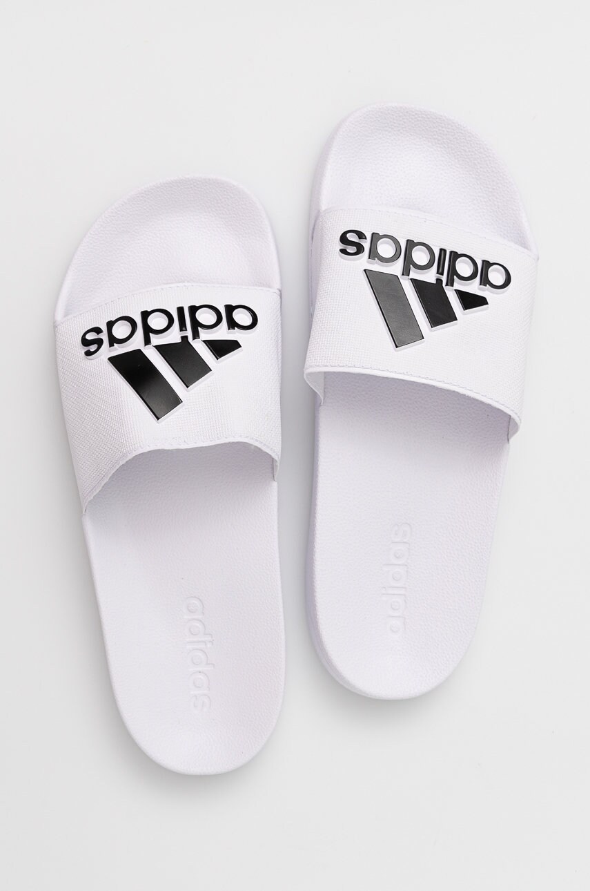 Шльопанці adidas Adilette жіночі колір білий