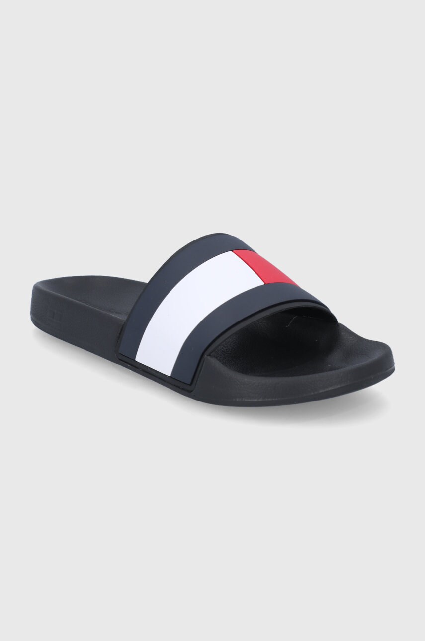 Шльопанці Tommy Hilfiger чоловічі колір чорний