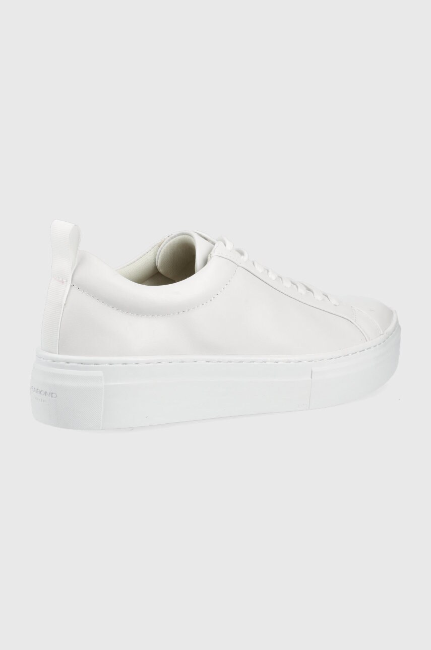 Шкіряні кросівки Vagabond Shoemakers Zoe Platform колір білий