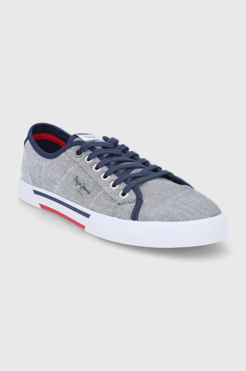 Кеди Pepe Jeans Brady Men Chambray чоловічі колір сірий