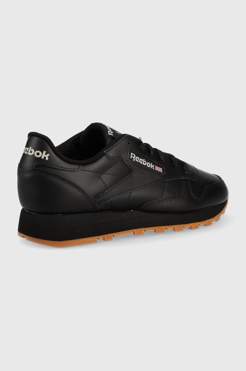 Купити Шкіряні кросівки Reebok Classic GY0954 колір чорний GY0954-CBL/GR/RB – головне зображення