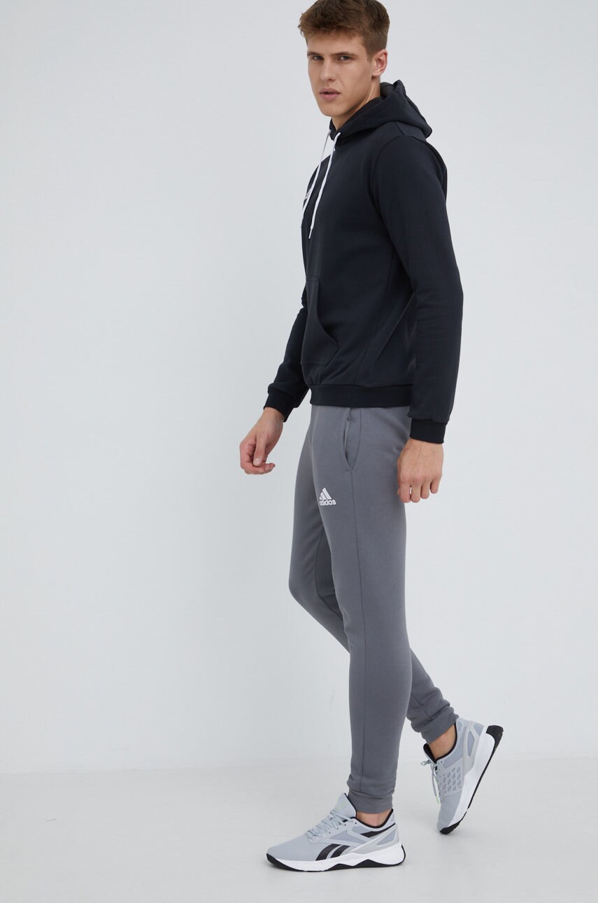 Спортивні штани adidas Performance H57531 чоловічі колір сірий з аплікацією