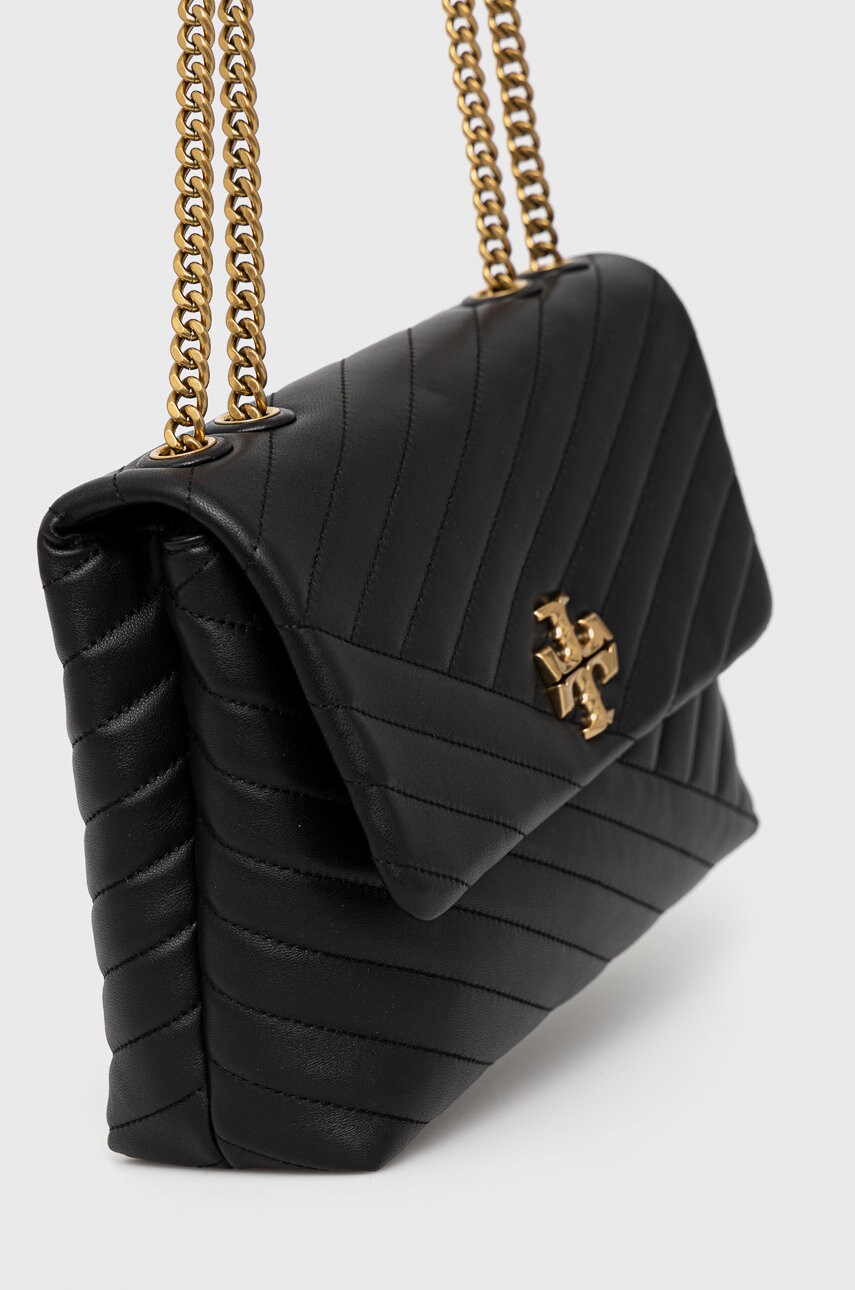 Шкіряна сумочка Tory Burch колір чорний