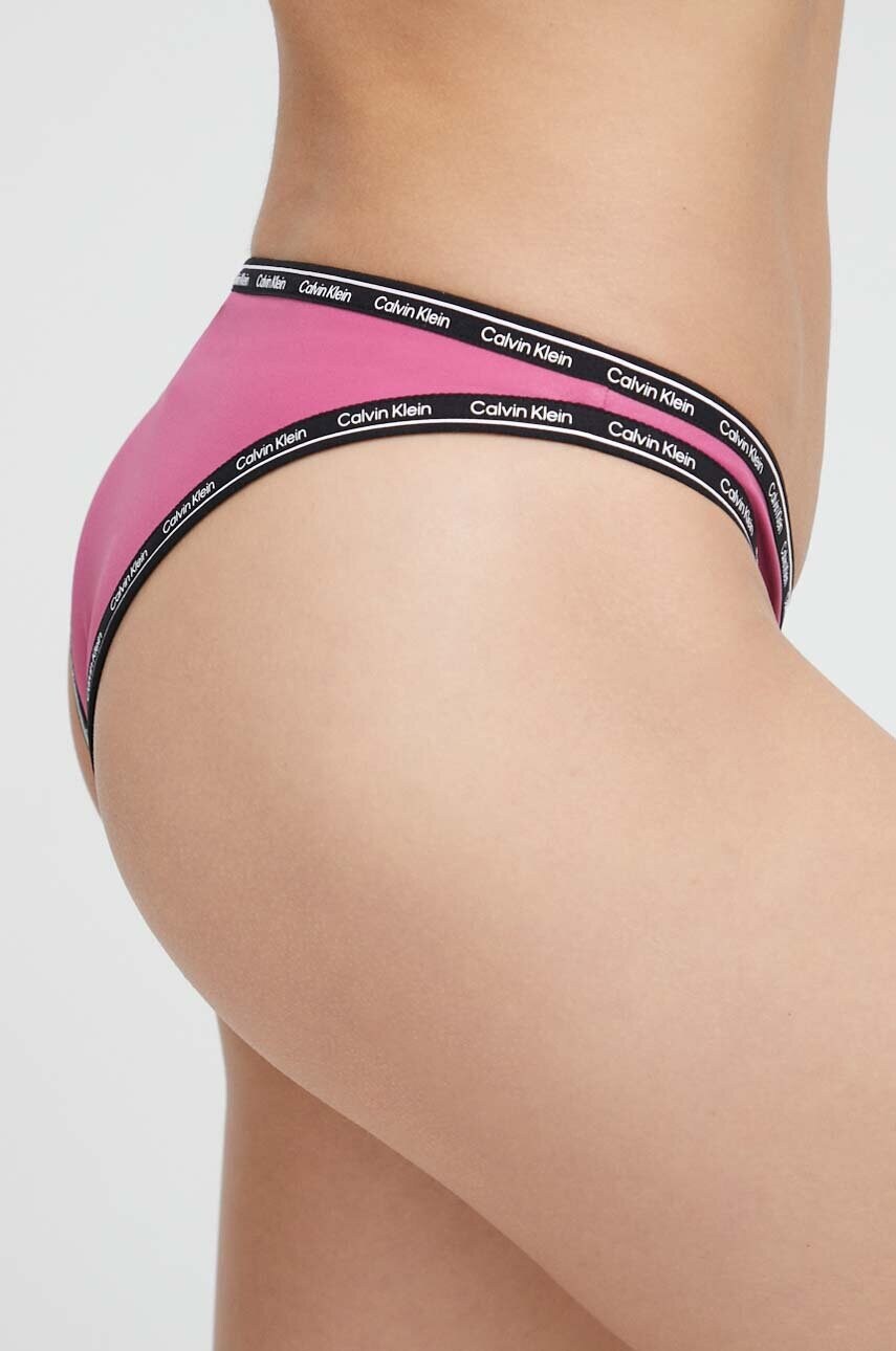 Купальні труси Calvin Klein колір фіолетовий