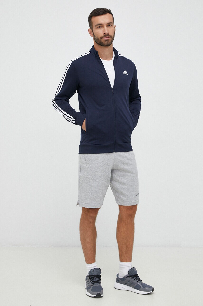 Кофта adidas чоловіча колір синій візерунок