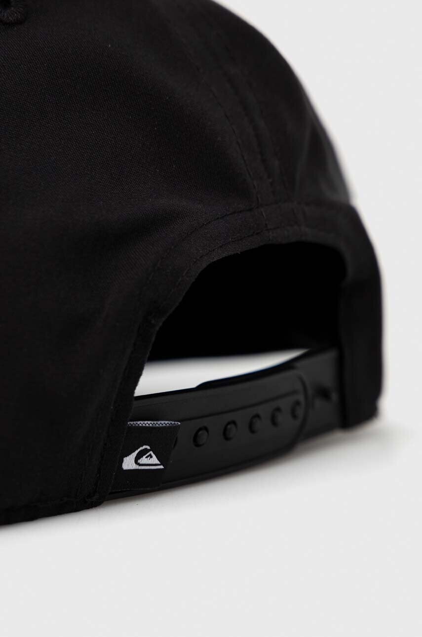 Кепка Quiksilver колір чорний з принтом