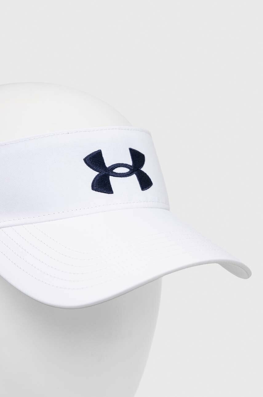 Козирок від сонця Under Armour колір білий з аплікацією