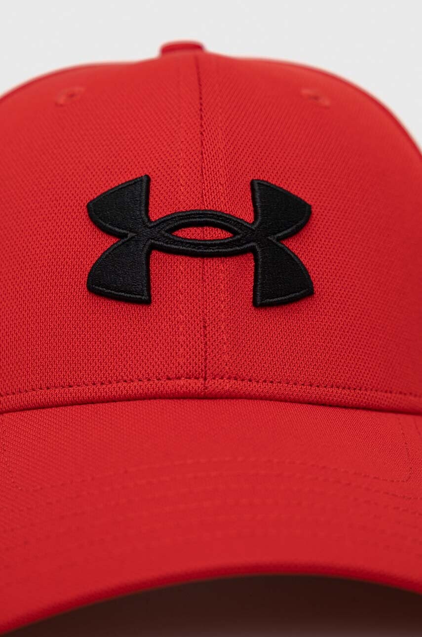 Кепка Under Armour Blitzing колір червоний з аплікацією