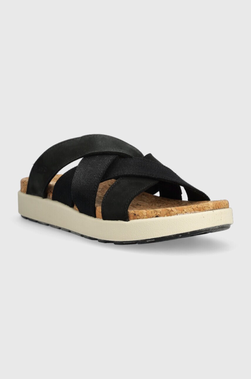 Шльопанці Keen жіночі колір чорний 1027276-BLACK