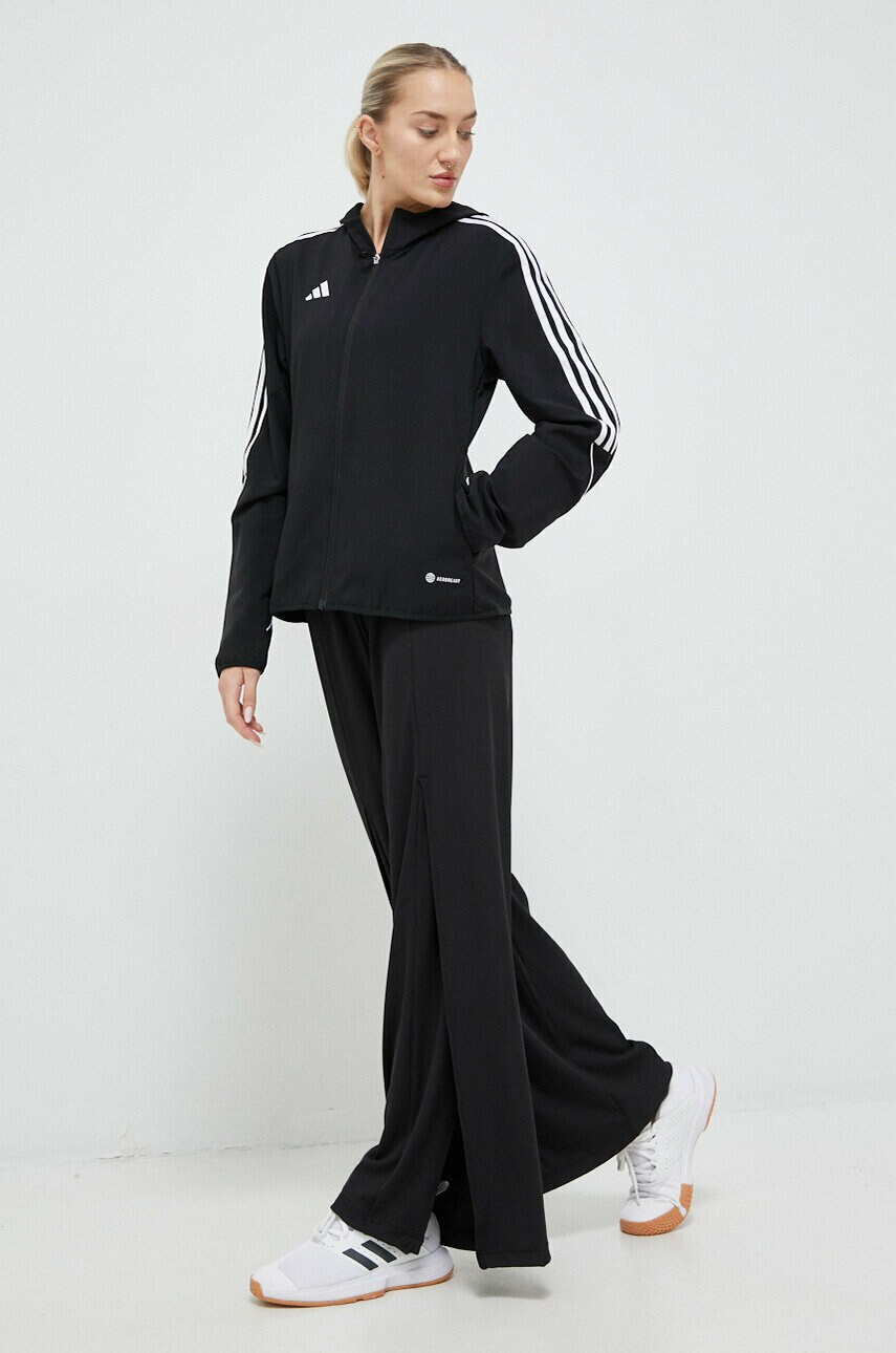 Куртка для тренувань adidas Performance Tiro 23 колір чорний перехідна