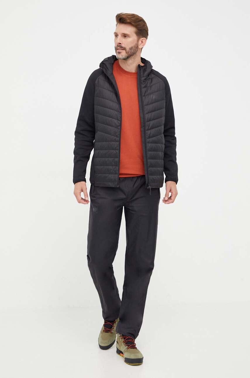 Спортивна куртка Jack Wolfskin Routeburn Pro Hybrid колір чорний