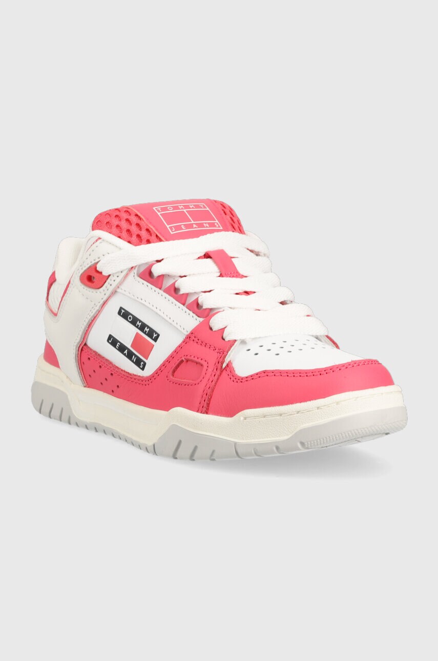 Кросівки Tommy Jeans WMNS SKATE SNEAKER колір рожевий