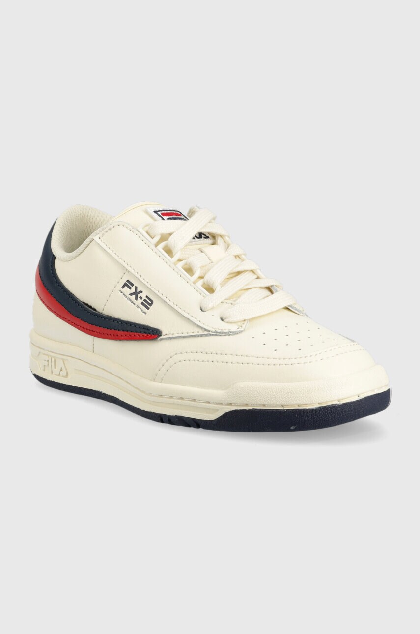 Шкіряні кросівки Fila ORIGINAL TENNIS колір бежевий