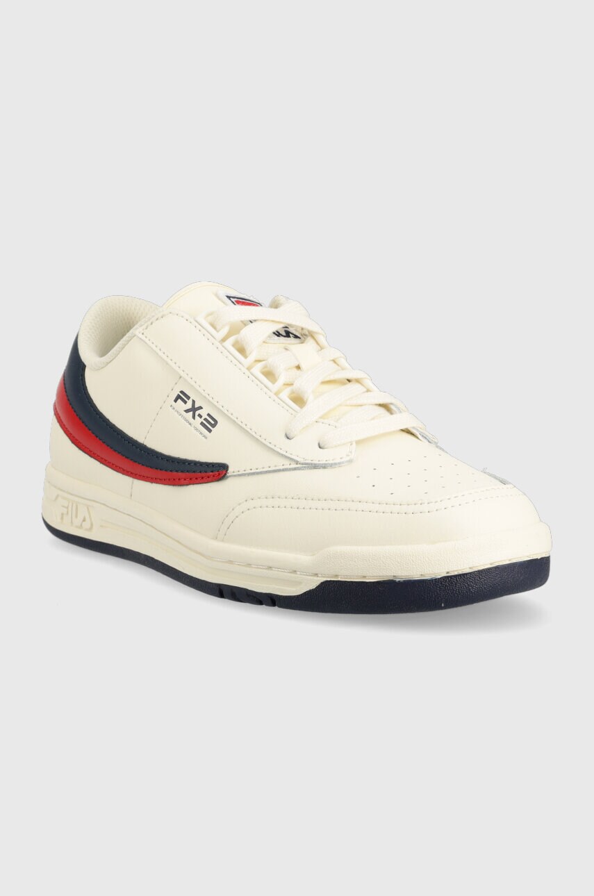 Шкіряні кросівки Fila ORIGINAL TENNIS колір бежевий