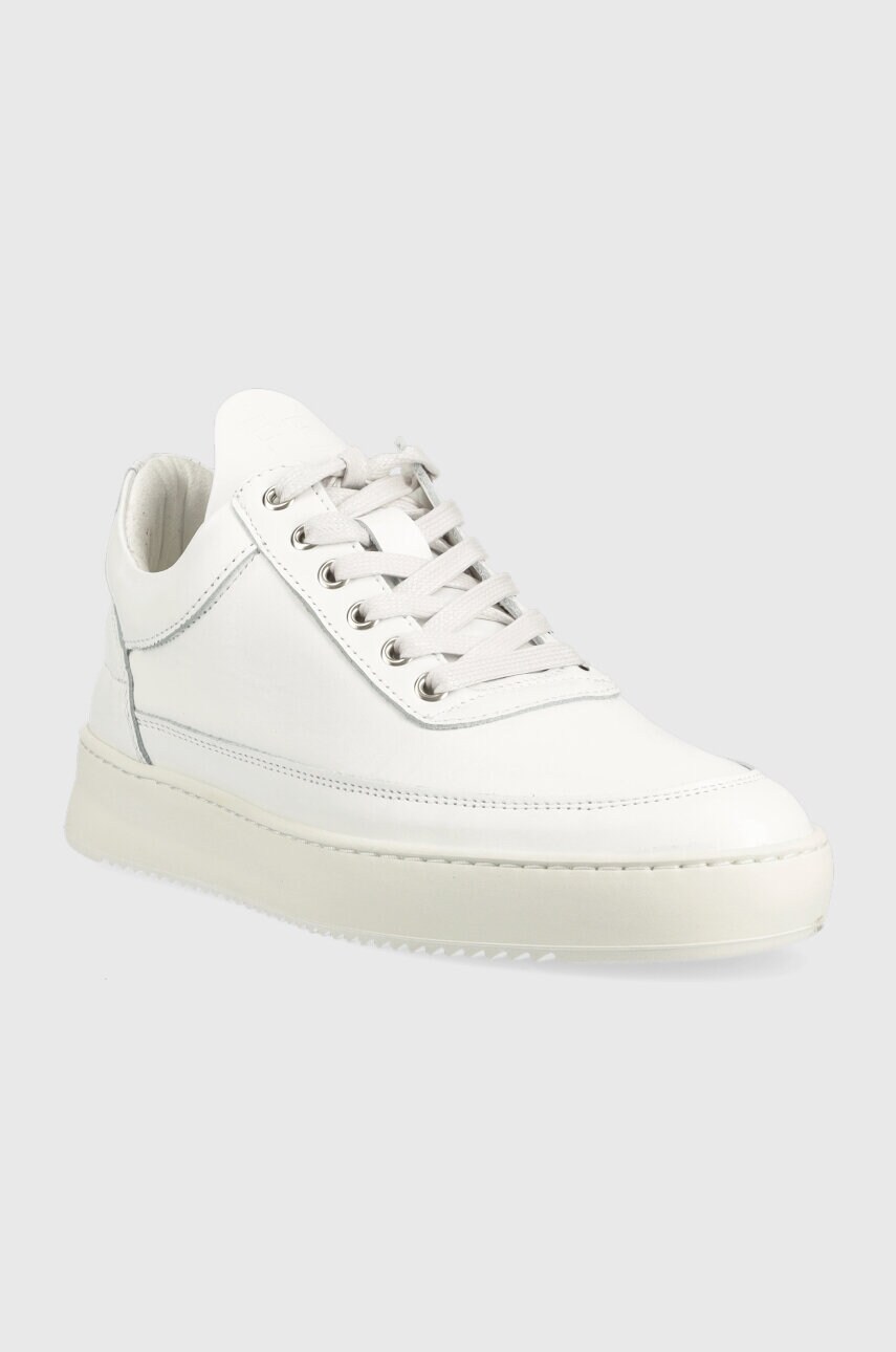 Шкіряні кросівки Filling Pieces Low Top Ripple Nappa колір білий 25121721855 25121721855-1855