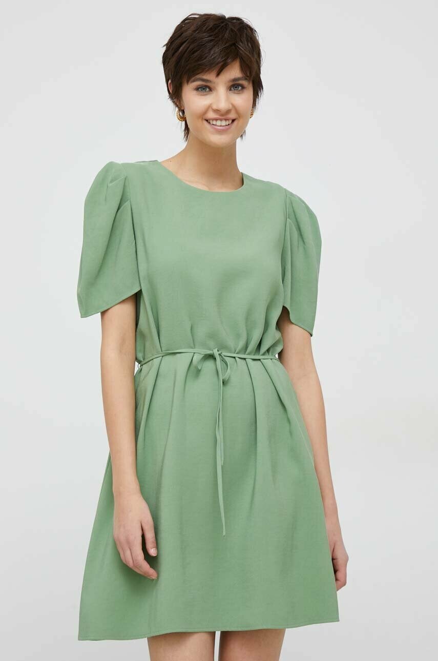 Сукня United Colors of Benetton колір зелений mini пряма