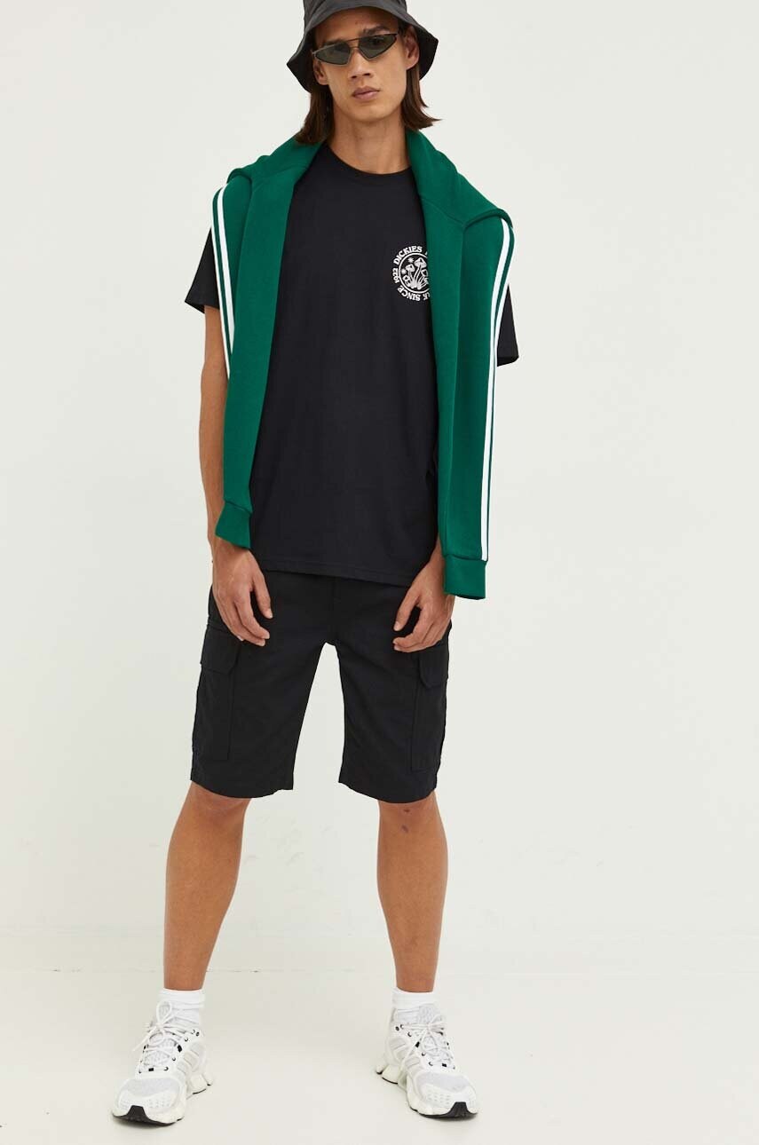 Бавовняні шорти Dickies Millerville колір чорний DK0A4XEDBLK1-BLACK