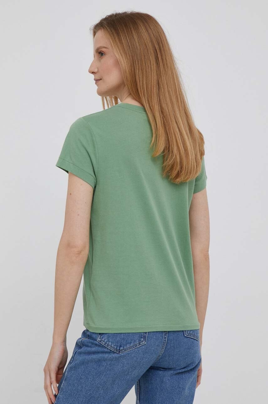 Бавовняна футболка Polo Ralph Lauren колір зелений